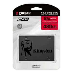Kingston A400, Disco de estado solido SSD 480GB, Interno 2.5″ · SA400S37/480G