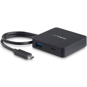 StarTech.com Adaptador Multipuertos USB C - Mini Dock Portátil USB-C 4K HDMI - Gigabit Ethernet - Hub USB 3.0 (1x USB-A 1x USB-C) - Adaptador Multi USB TipoC - Compatible con Thunderbolt 3 (DKT30CHD) - Estación de conexión - USB-C / Thunderbolt 3 - HDMI - GigE - Conforme a la TAA · DKT30CHD