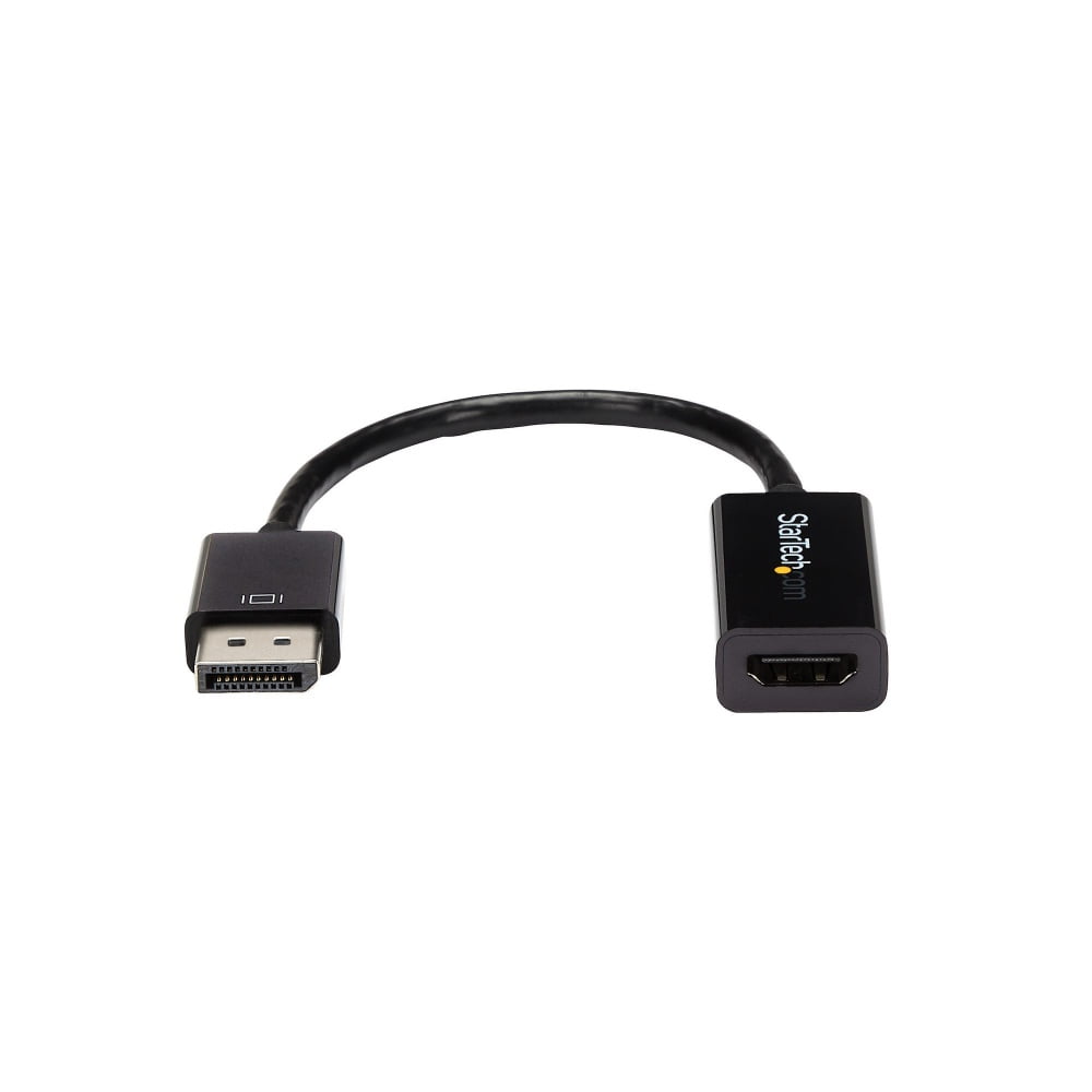 StarTech.com Conversor de Vídeo DisplayPort a HDMI con Audio – Adaptador Activo DP 1.2 para Ordenadores de Sobremesa/Laptops – 4K @ 30Hz - Vídeo conversor - DisplayPort - HDMI - para P/N: DKM30CHDPD, DKM30CHDPDUE, SV231QDPU34K, TB3CDK2DP, TB3CDK2DPUE, TB3DKM2DPL · DP2HD4KS
