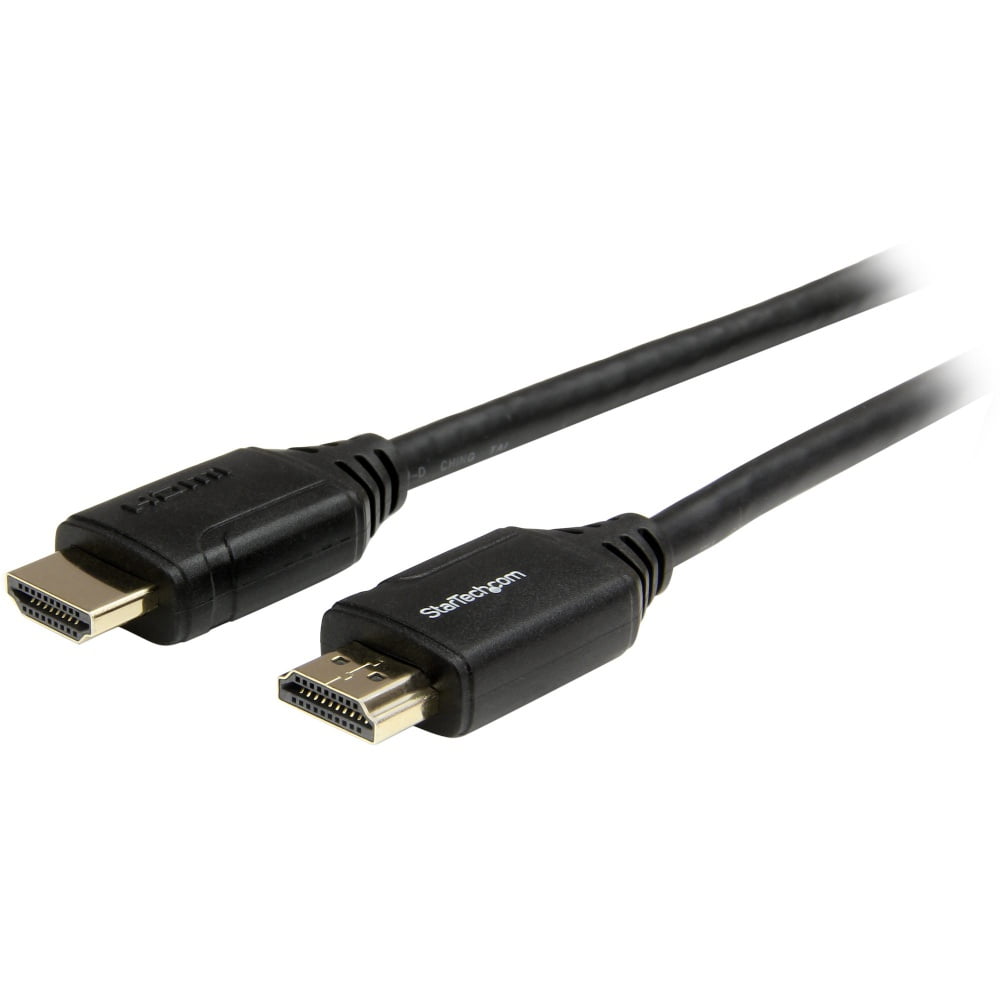 StarTech.com Cable HDMI premium de alta velocidad con Ethernet - 4K 60Hz - 3m - Cable HDMI Certificado Premium - HDMI 2.0 - Cable HDMI con Ethernet - HDMI macho a HDMI macho - 3 m - negro - para P/N: EXTEND-HDMI-4K40C6P1, KITBXAVHDPEU, KITBXAVHDPUK, KITBXDOCKPEU, KITBXDOCKPUK · HDMM3MP