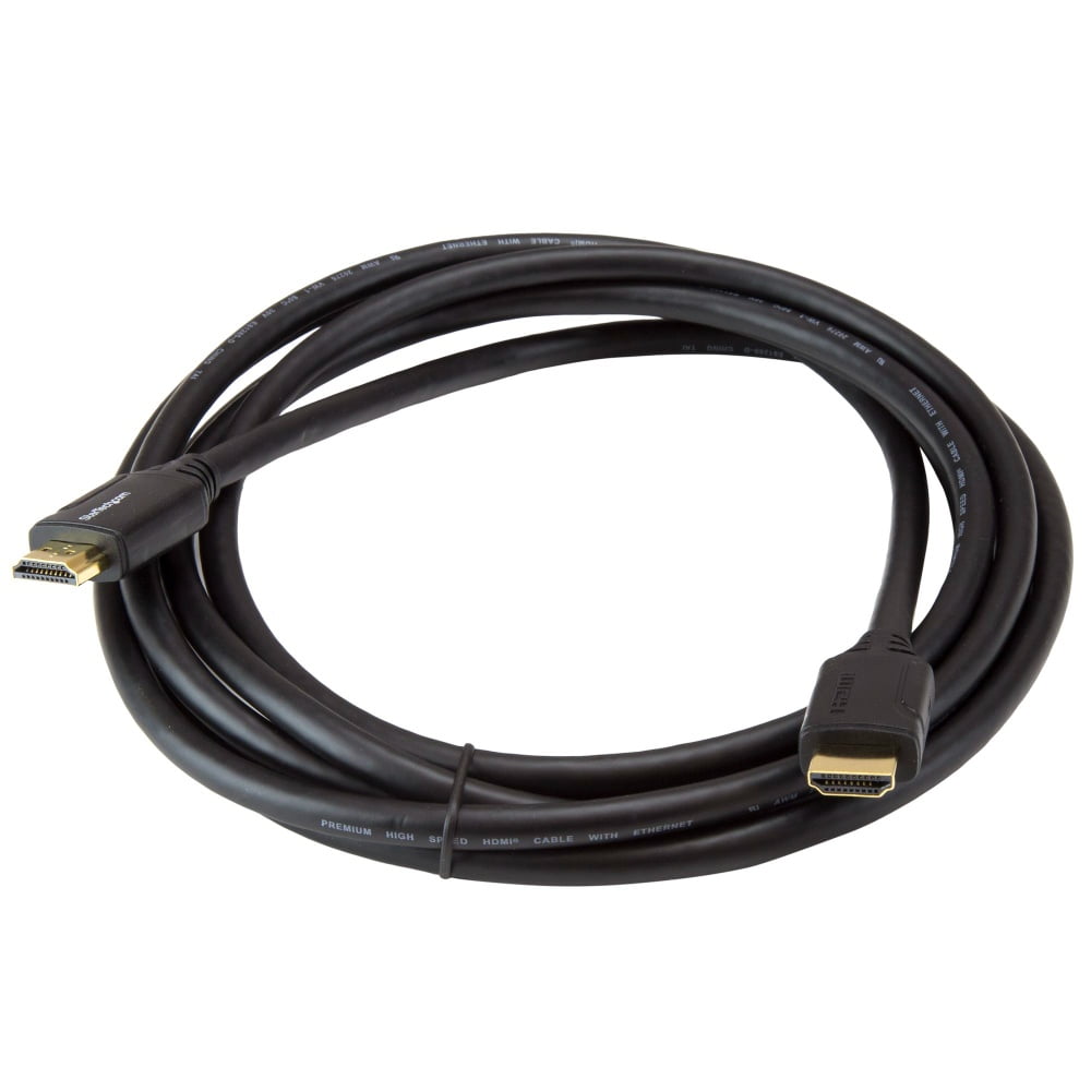 StarTech.com Cable HDMI premium de alta velocidad con Ethernet - 4K 60Hz - 3m - Cable HDMI Certificado Premium - HDMI 2.0 - Cable HDMI con Ethernet - HDMI macho a HDMI macho - 3 m - negro - para P/N: EXTEND-HDMI-4K40C6P1, KITBXAVHDPEU, KITBXAVHDPUK, KITBXDOCKPEU, KITBXDOCKPUK · HDMM3MP