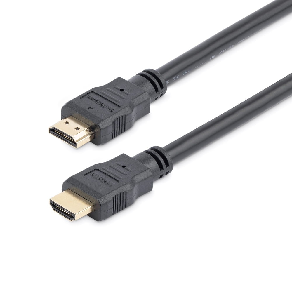 StarTech.com Cable HDMI de alta velocidad 6ft. – Ultra HD 4k x 2k HDMI - - Cable HDMI - HDMI (M) a HDMI (M) - 1.8 m - doble blindado - negro - para P/N: CDP2DPHD, CDP2HDFC, CDP2HDMDP, ST121HD20FXA, SV565HDIP, USB32HDVGA, VID2HDCON2 · HDMM6