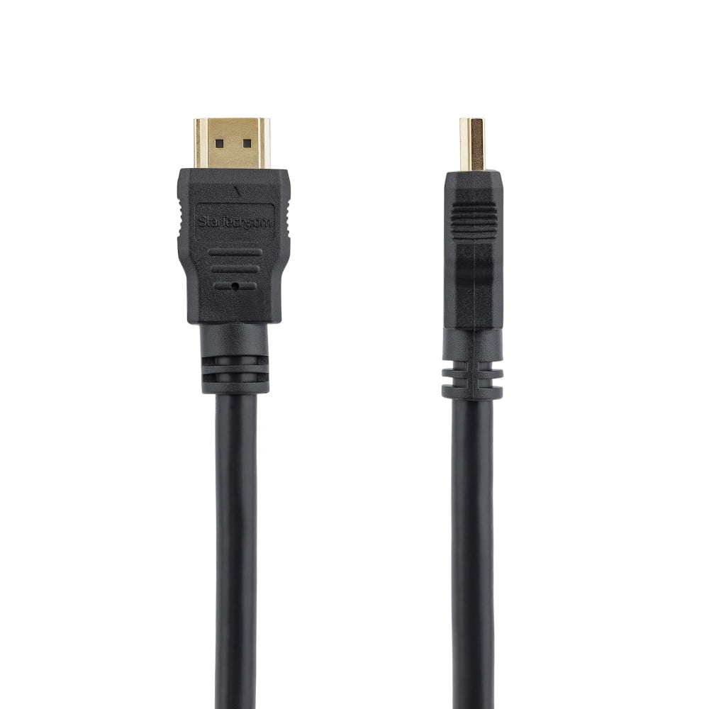 StarTech.com Cable HDMI de alta velocidad 6ft. – Ultra HD 4k x 2k HDMI - - Cable HDMI - HDMI (M) a HDMI (M) - 1.8 m - doble blindado - negro - para P/N: CDP2DPHD, CDP2HDFC, CDP2HDMDP, ST121HD20FXA, SV565HDIP, USB32HDVGA, VID2HDCON2 · HDMM6