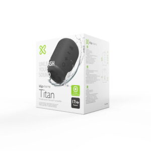 Klip Xtreme Titan KBS-200 - Altavoz - para uso portátil - inalámbrico - Bluetooth - negro · KBS-200BK