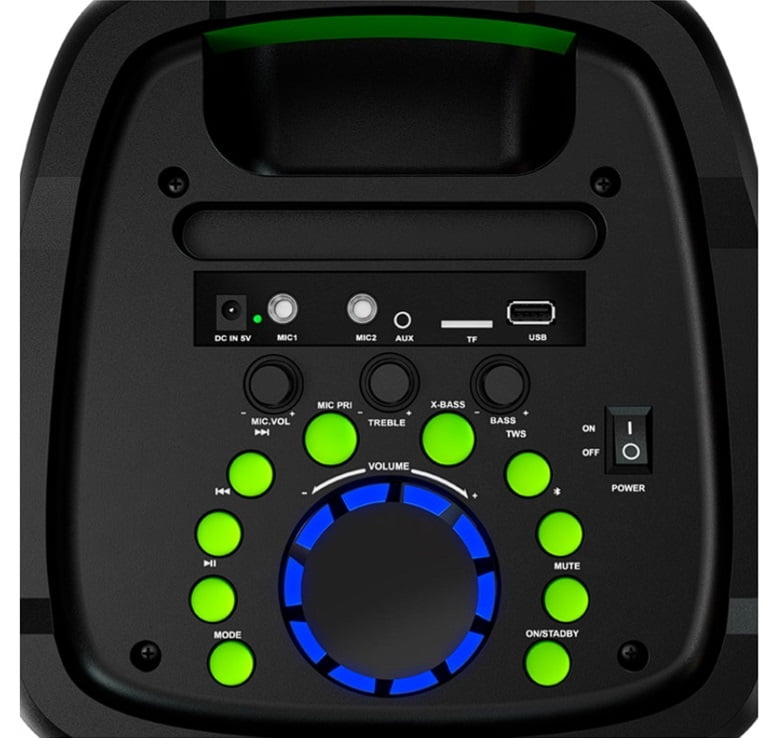 Klip Xtreme KLS-652 - Speaker system - Black - portable 8" · KLS-652