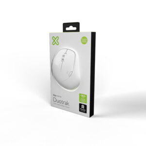 Klip Xtreme - Mouse - 2.4 GHz / Bluetooth 5.0 - Wireless - Cool white - Dual mode White · KMB-501WH