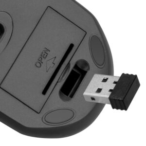 Klip Xtreme - Voltrex - Mouse - Wireless - 2.4 GHz - Black - 1600dpi · KMW-355BK