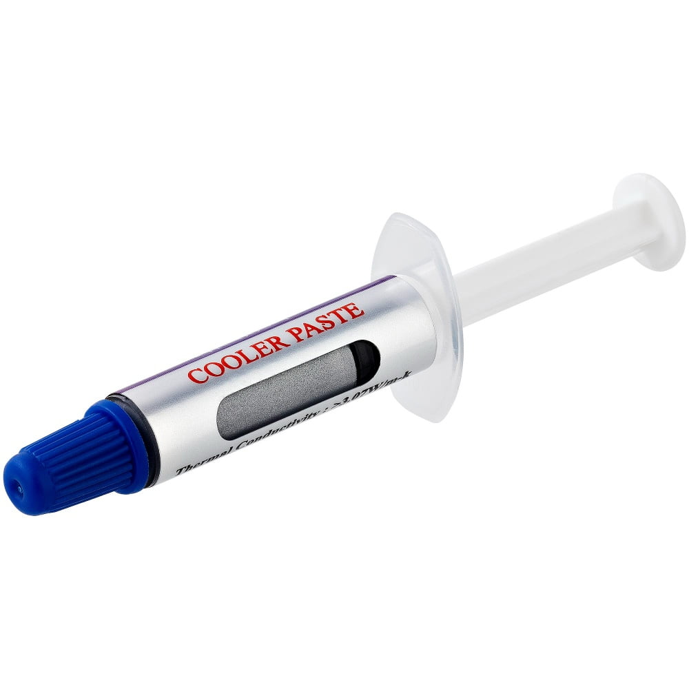StarTech.com Pasta Térmica Refrigerante Jeringuilla de 1,5g Grasa Compuesto Thermal Grease Silicona y Óxido Metálico - Pasta para disipador térmico de procesador - para P/N: FAN1156PWM, FAN370PRO, FAN478, FANCSORB, FANDURONTB, FANP1003LD, FANP2SECC · SILVGREASE1