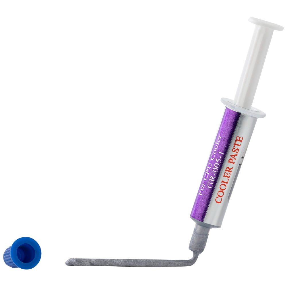 StarTech.com Pasta Térmica Refrigerante Jeringuilla de 1,5g Grasa Compuesto Thermal Grease Silicona y Óxido Metálico - Pasta para disipador térmico de procesador - para P/N: FAN1156PWM, FAN370PRO, FAN478, FANCSORB, FANDURONTB, FANP1003LD, FANP2SECC · SILVGREASE1