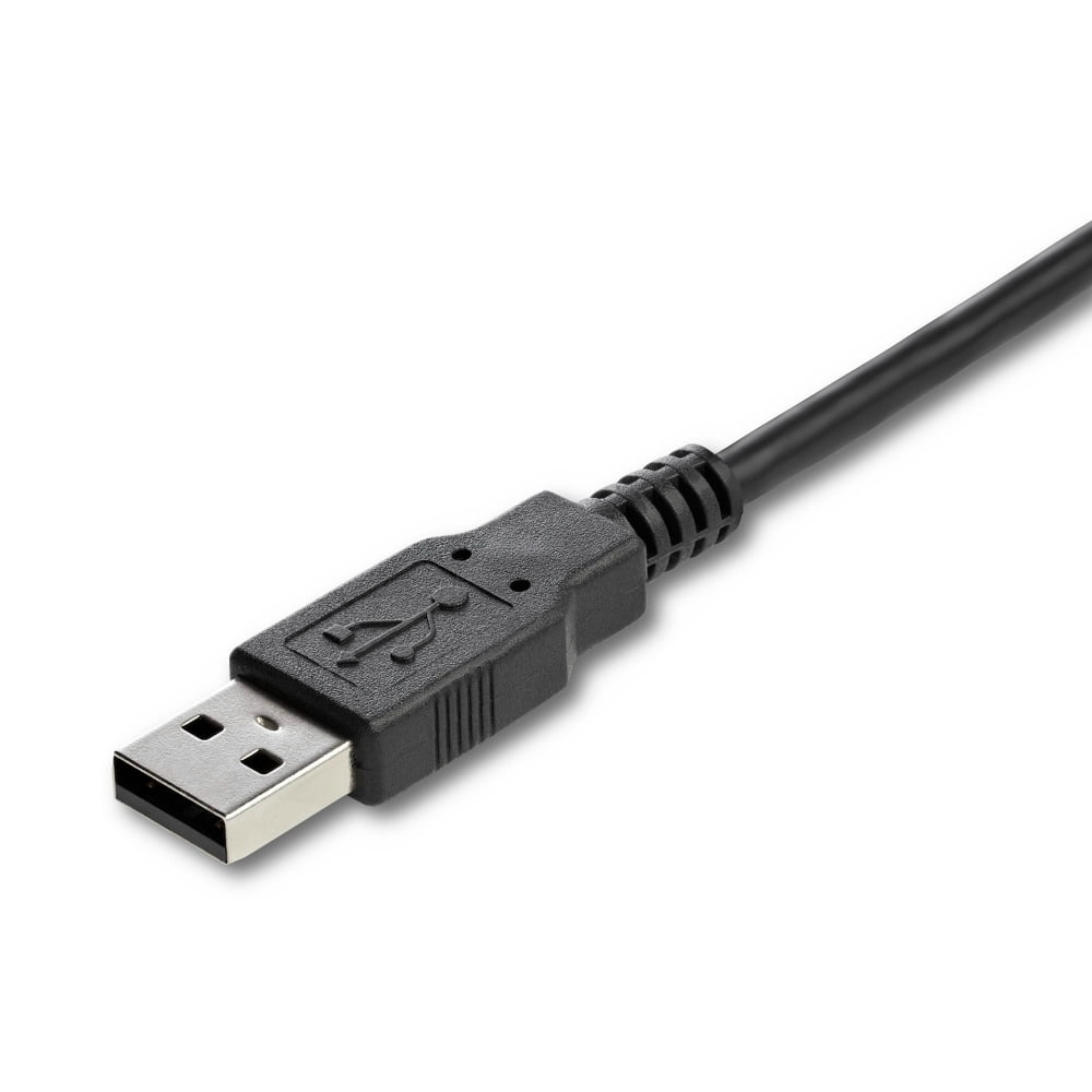 StarTech.com Adaptador de Vídeo Externo USB a VGA - Cable Conversor - Tarjeta Gráfica Externa - Hembra HD15 - Macho USB A - 1920x1200 - Adaptador USB / VGA - Conforme a la TAA - USB (M) a HD-15 (VGA) (H) - USB 2.0 - 50 cm - admite 1920x1200 (WUXGA) - gris - para P/N: MXT101MM · USB2VGAE3