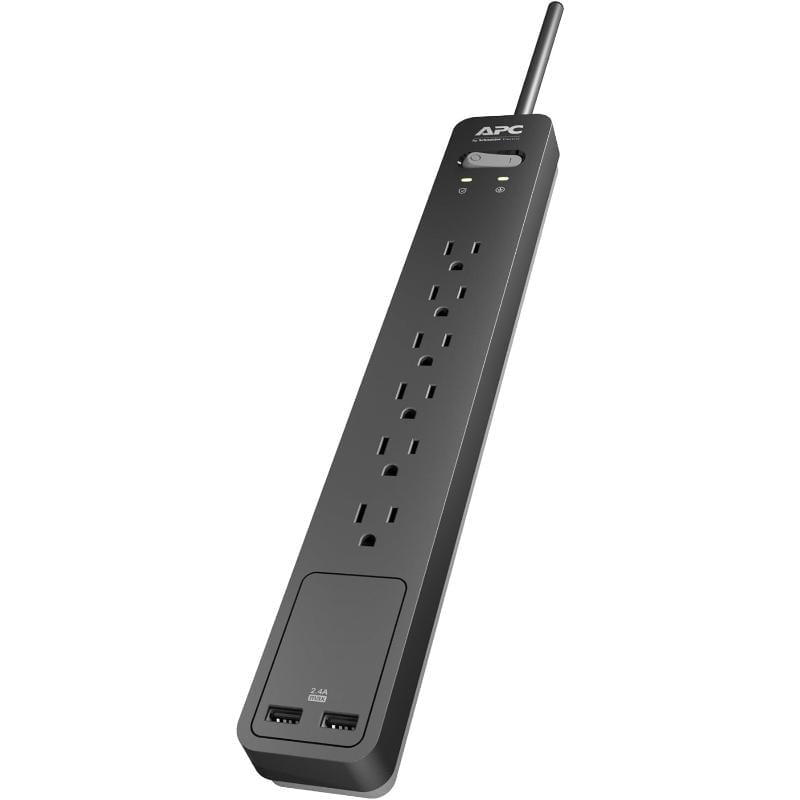 APC Surgearrest Essential, Protector de Voltaje, 6 Salidas con 2 Puertos USB · PE6U2PE66