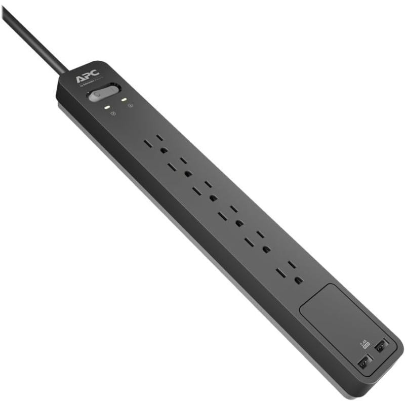 APC Surgearrest Essential, Protector de Voltaje, 6 Salidas con 2 Puertos USB · PE6U2PE66
