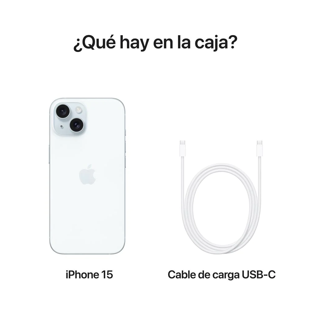 Apple iPhone 15 - Smartphone - iOS - 256 GB - Blue - Touch · MTP93BE/A