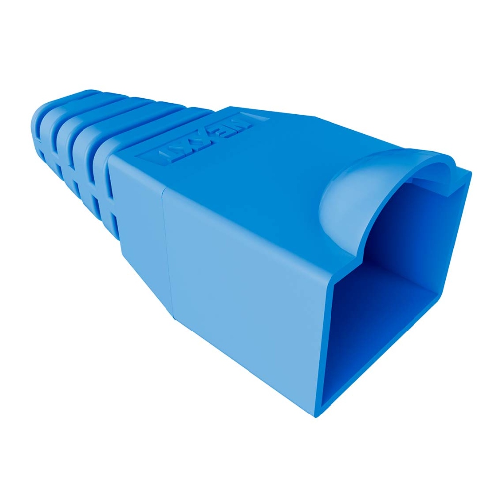 Nexxt Infraestructura, Paquete de 100 Tapones LSZH para conectores RJ45, Azul · AW103NXT02