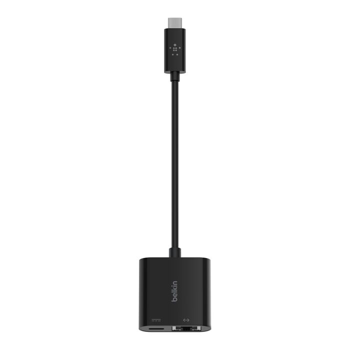 Belkin, Adaptador USB-C a Ethernet + carga · INC001btBK
