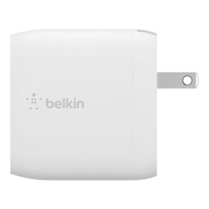 Belkin BoostCharge, Cargador doble de pared USB-A + Cable USB-A a USB-C, 24 W · WCE001dq1MWH