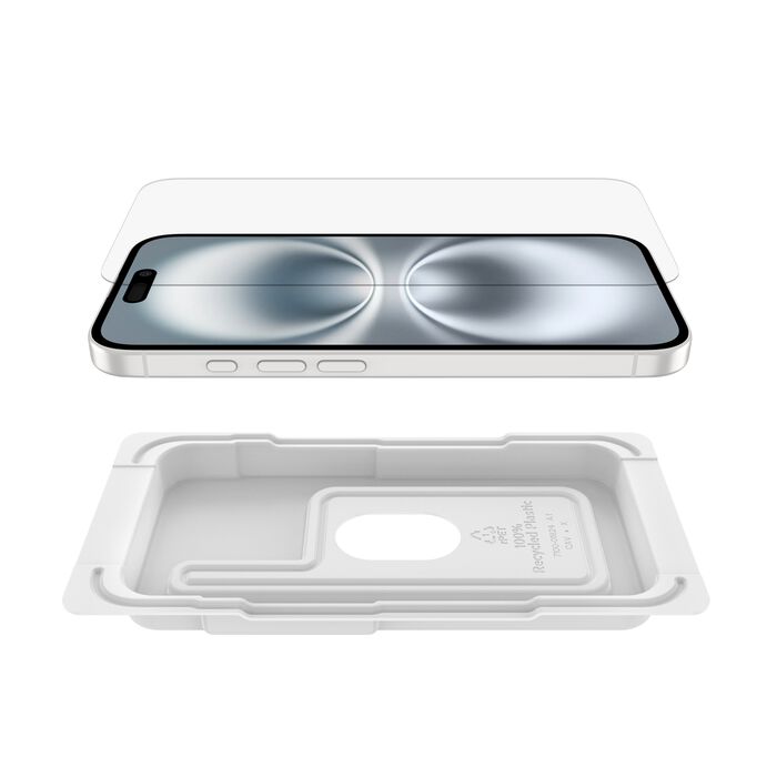 Belkin ScreenForce, Protector de pantalla para iPhone 16, iPhone 15 y iPhone 14 Pro · OVA135zz