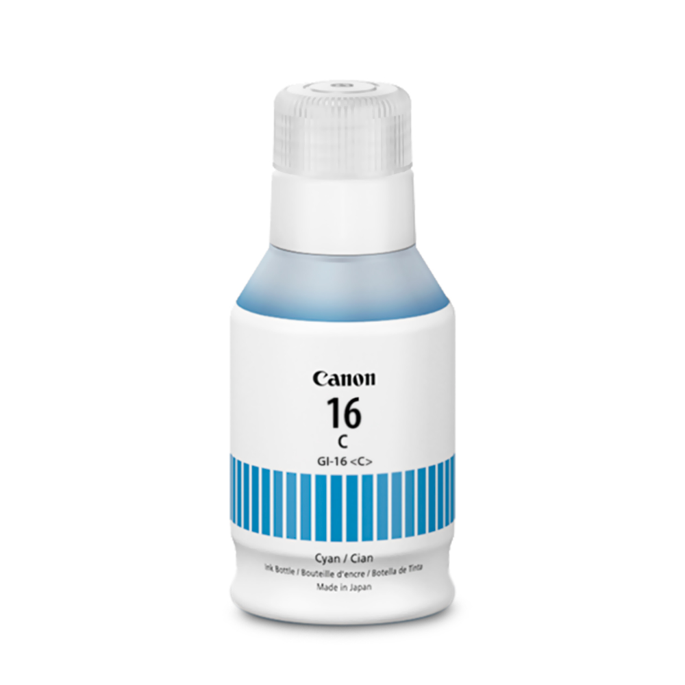 Canon, Botella de tinta GI-16 C, 132 ml, Cyan · 4418C001AA
