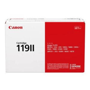 Canon, Cartucho de Tóner 119 II, Negro · 3480B001AA