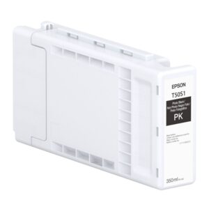 Epson T50S, Cartucho de tinta UltraChrome XD3 de alta capacidad para SureColor, 350 ml, Negro · T50S120