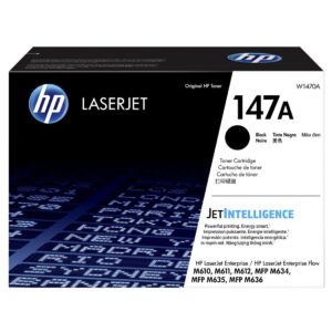 HP 147A, Cartucho de Tóner para LaserJet Enterprise, Negro · W1470A
