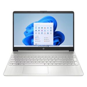 HP 15-ef2501la, Laptop 15.6″, AMD Ryzen™ 5 5500U, 16GB Ram, 512GB SSD, W11 Home, Teclado español, Plata · 60N41LA#ABM