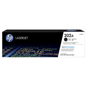 HP 202A, Cartucho de tóner para Color LaserJet Pro, Negro · CF500A