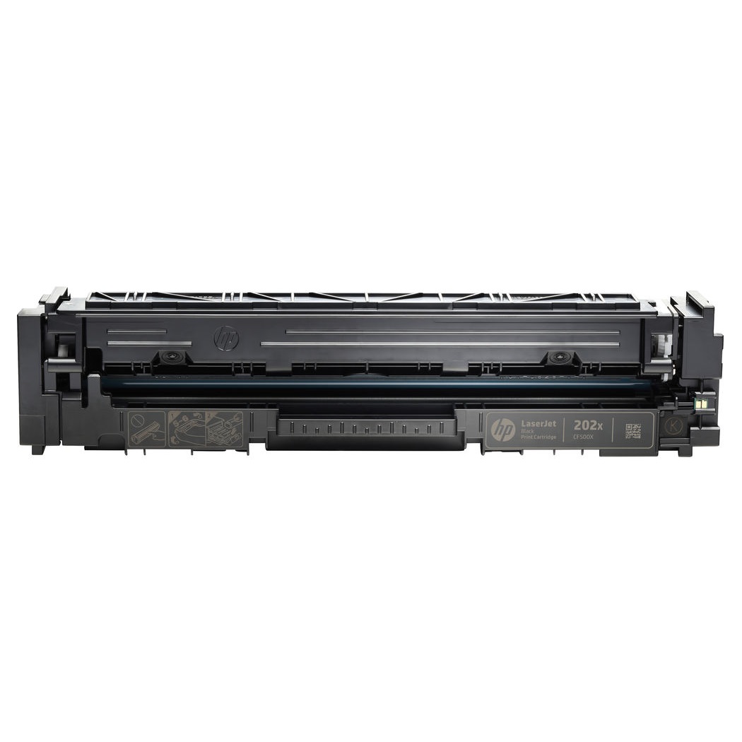HP 202X, Cartucho de tóner de Alto rendimiento para Color LaserJet Pro, Negro · CF500X
