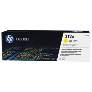 HP 312A, Cartucho de tóner para Color LaserJet Pro, Amarillo · CF382A