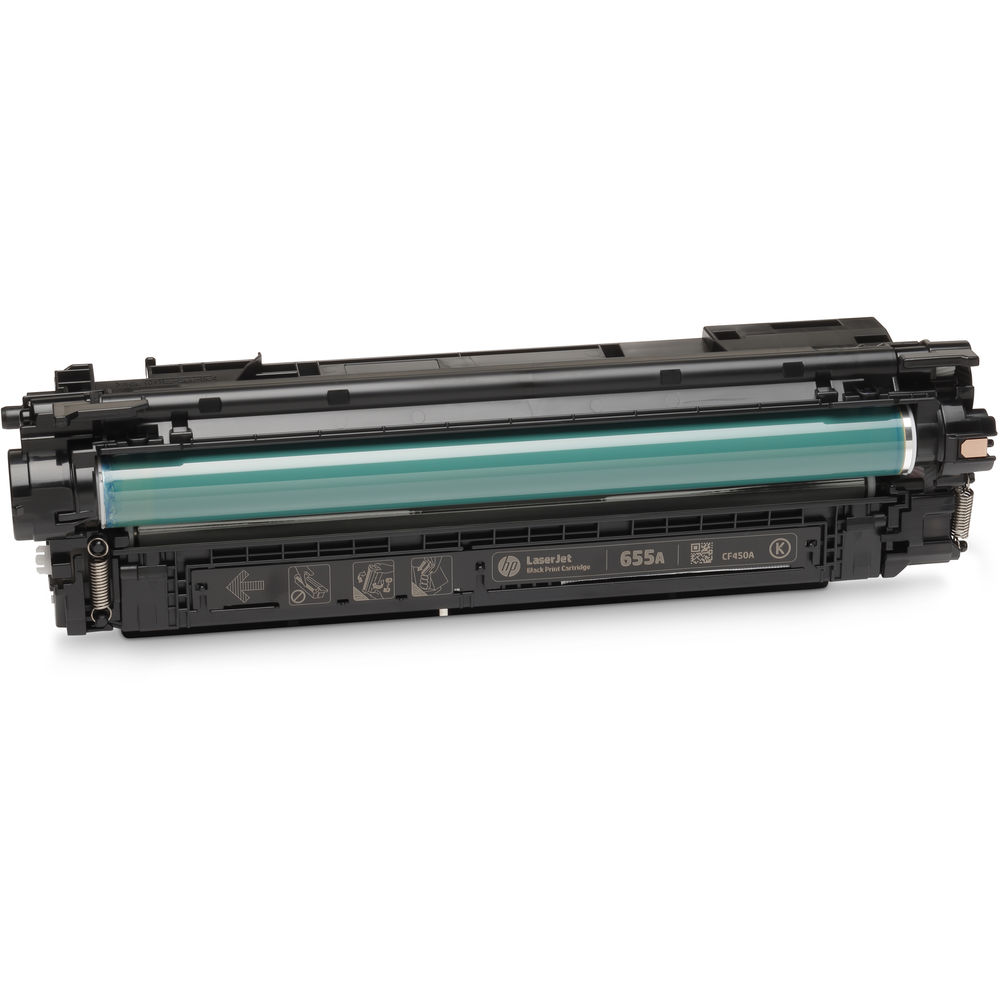 HP 655A, Cartucho de tóner de Alto rendimiento para LaserJet, Negro · CF450A