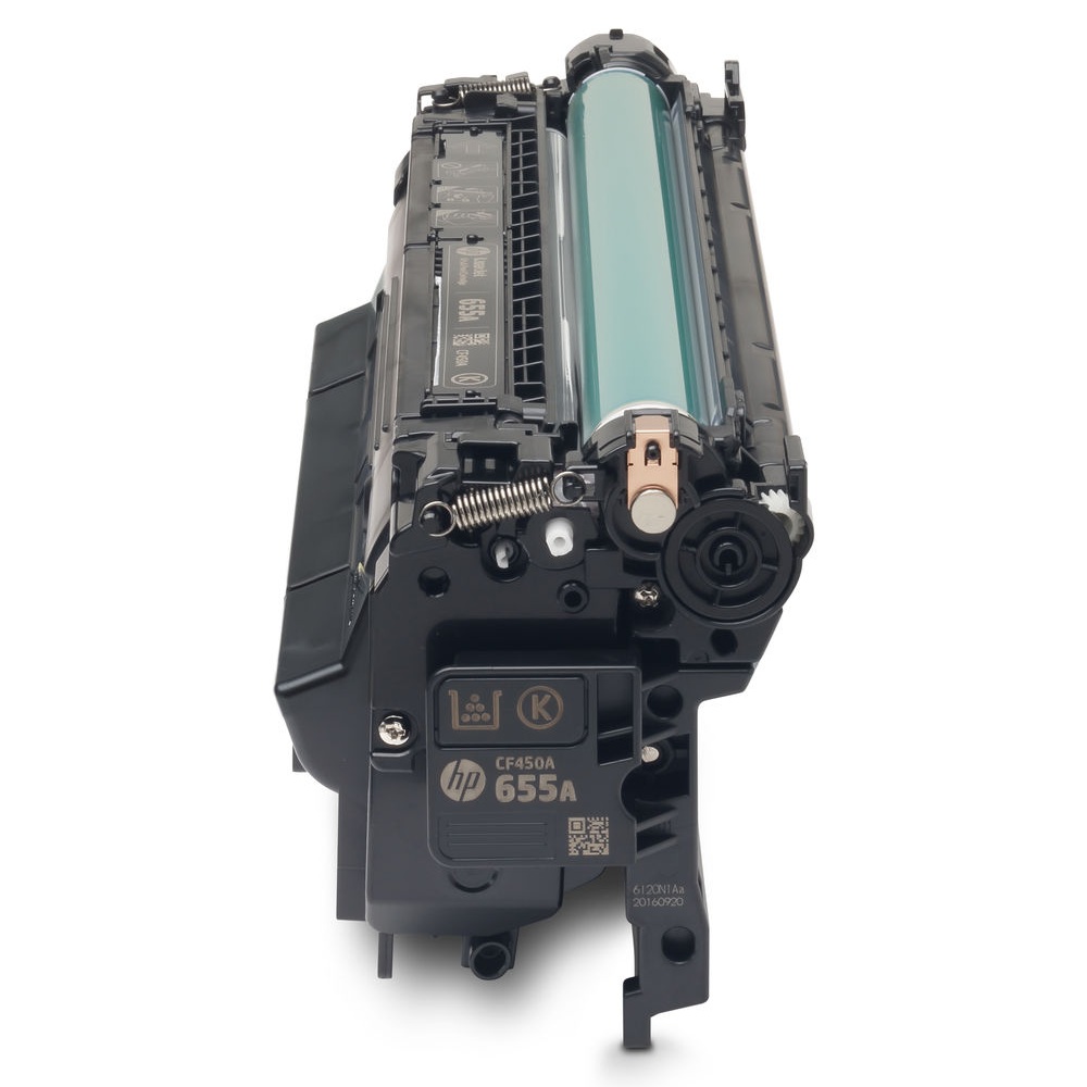 HP 655A, Cartucho de tóner de Alto rendimiento para LaserJet, Negro · CF450A