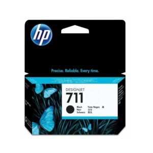 HP 711, Cartucho de tinta de alto rendimiento, 38 ml, Negro · CZ129A