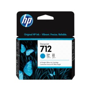 HP 712, Cartucho de tinta para DesignJet, 29 ml, Cyan · 3ED67A