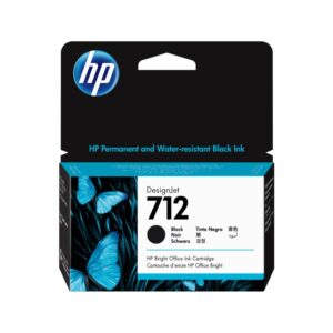 HP 712, Cartucho de tinta para DesignJet, 38 ml, Negro · 3ED70A