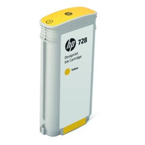 HP 728, Cartucho de tinta para DesignJet, 130 ml, Amarillo · F9J65A