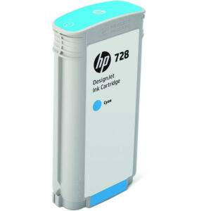 HP 728, Cartucho de tinta para DesignJet, 130 ml, Cyan · F9J67A