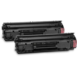 HP 83A, Paquete de 2 tóner para LaserJet Pro, Negro · CF283AD