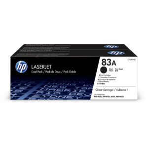 HP 83A, Paquete de 2 tóner para LaserJet Pro, Negro · CF283AD