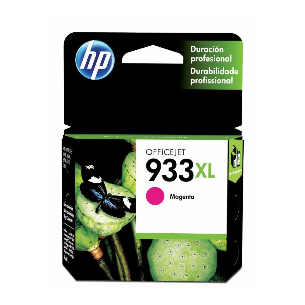 HP 933XL, Cartucho de tinta de alto rendimiento, 8.5 ml, Magenta · CN055AL