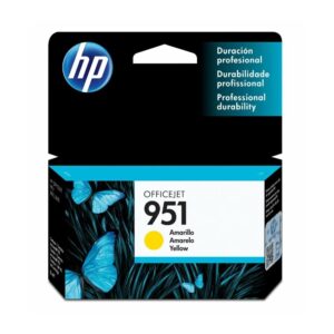HP 951, Cartucho de tinta para OfficeJet Pro, 8 ml, Amarillo · CN052AL