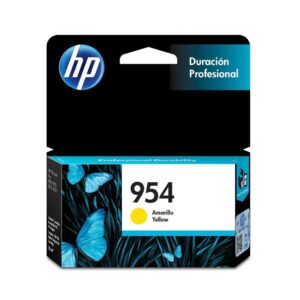 HP 954, Cartucho de tinta para OfficeJet Pro, 10 ml, Amarillo · L0S56AL
