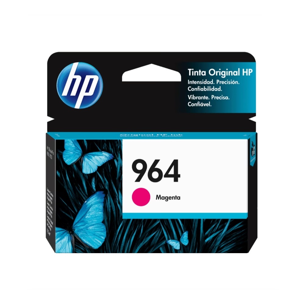 HP 964, Cartucho de tinta para OfficeJet Pro, 10.74 ml, Magenta · 3JA51AL