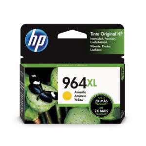 HP 964XL, Cartucho de tinta de alto rendimiento para OfficeJet Pro, Amarillo · 3JA56AL