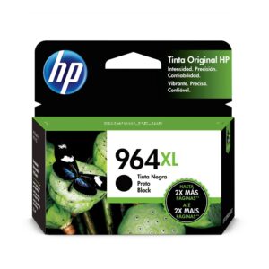 HP 964XL, Cartucho de tinta de alto rendimiento para OfficeJet Pro, Negro · 3JA57AL