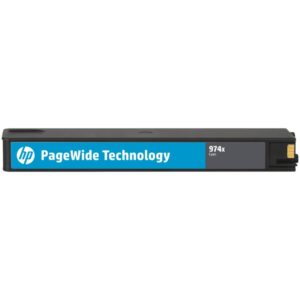 HP 974X, Cartucho de tóner de Alto Rendimiento para PageWide, 85.5 ml, Cyan · L0R99AL