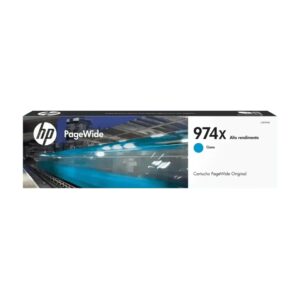 HP 974X, Cartucho de tóner de Alto Rendimiento para PageWide, 85.5 ml, Cyan · L0R99AL