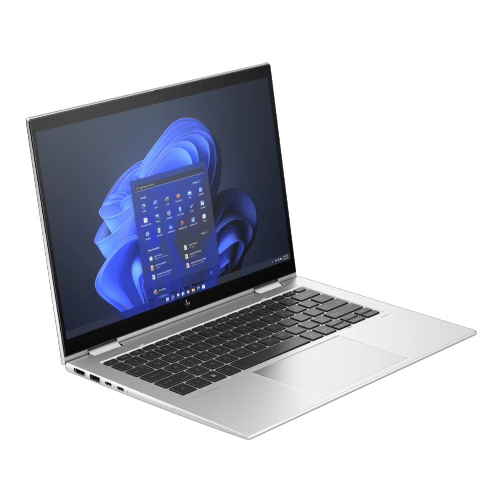 HP EliteBook x360 1040 G10, Laptop 2 en 1 Táctil de 14″ WUXGA IPS, Intel Core i7-1355U, 32GB LPDDR5, 1TB SSD, W11 Pro, Teclado español retroiluminado, Plata · 9J317LT#AB