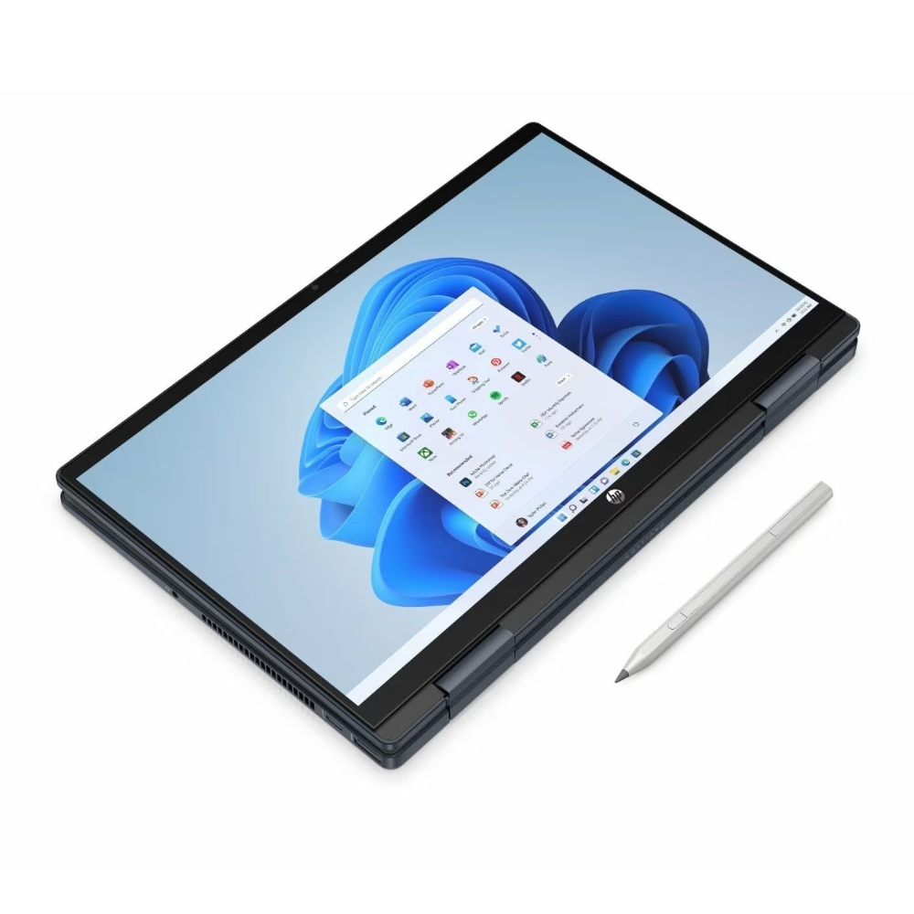 HP Pavilion x360 14-ek0004la, Laptop 2 en 1 Táctil de 14″ FHD IPS, Intel Core i5-1235U, 8GB DDR4, 512 GB SSD, W11 Home, Teclado español, Azul · 8D053LA#AB