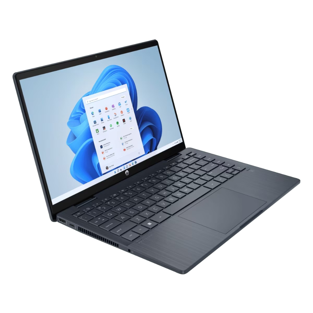 HP Pavilion x360 14-ek0004la, Laptop 2 en 1 Táctil de 14″ FHD IPS, Intel Core i5-1235U, 8GB DDR4, 512 GB SSD, W11 Home, Teclado español, Azul · 8D053LA#AB