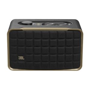JBL Authentics 200, Altavoz inteligente de diseño retro, Wi-Fi 6, Bluetooth, LAN, 90W · JBLAUTH200BLKAM